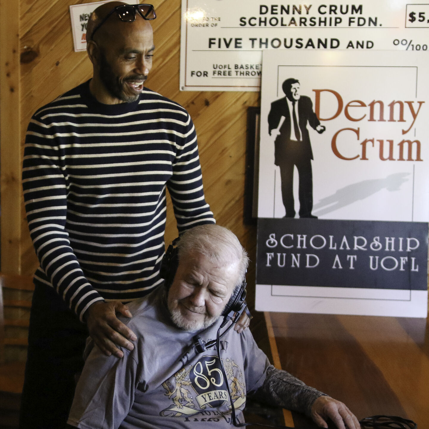 Darrell Griffith and Denny Crum